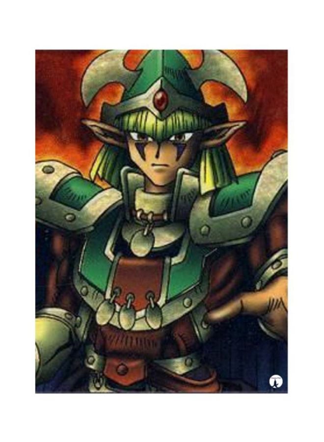Anime Yu Gi Oh Printed Mousepad Green/Orange/Brown