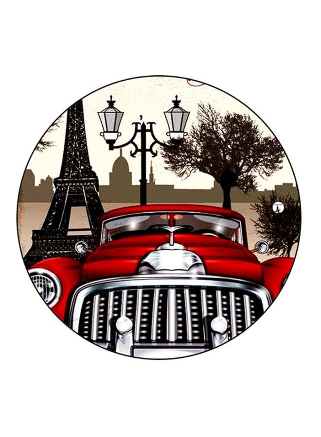 BP A Car Mouse Pad Black/Beige/Red