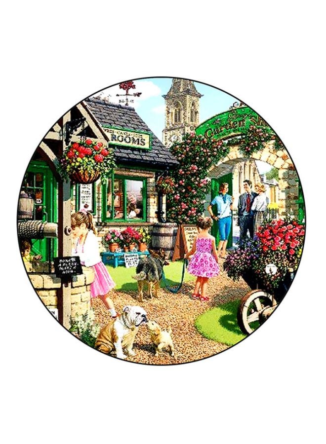 BP Vintage Art Printed Mouse Pad Multicolour