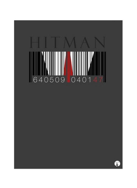The Video Game Hitman Mouse Pad Grey