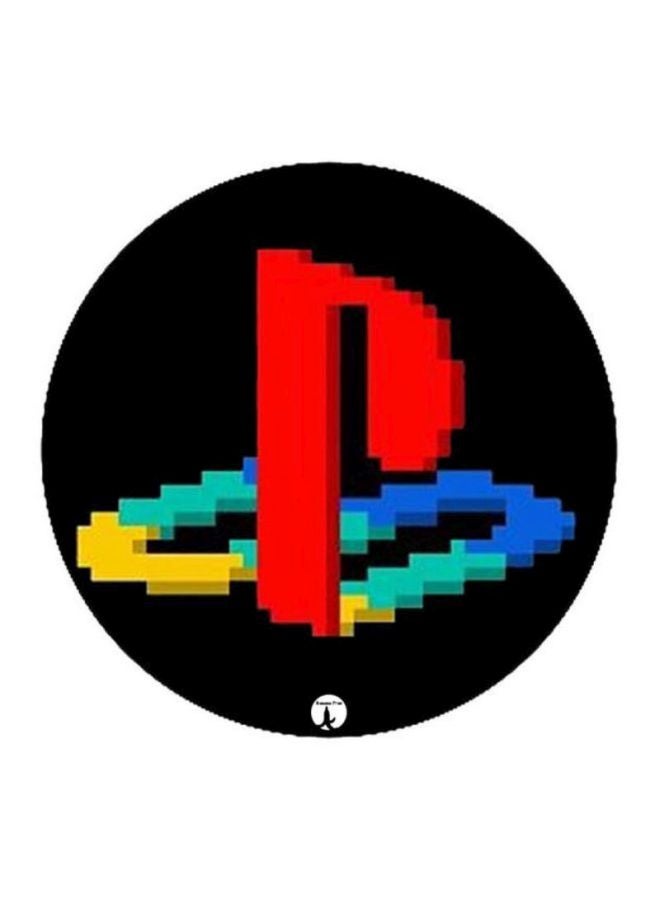 BP The PlayStation Logo Printed Mousepad Black/Red/Blue