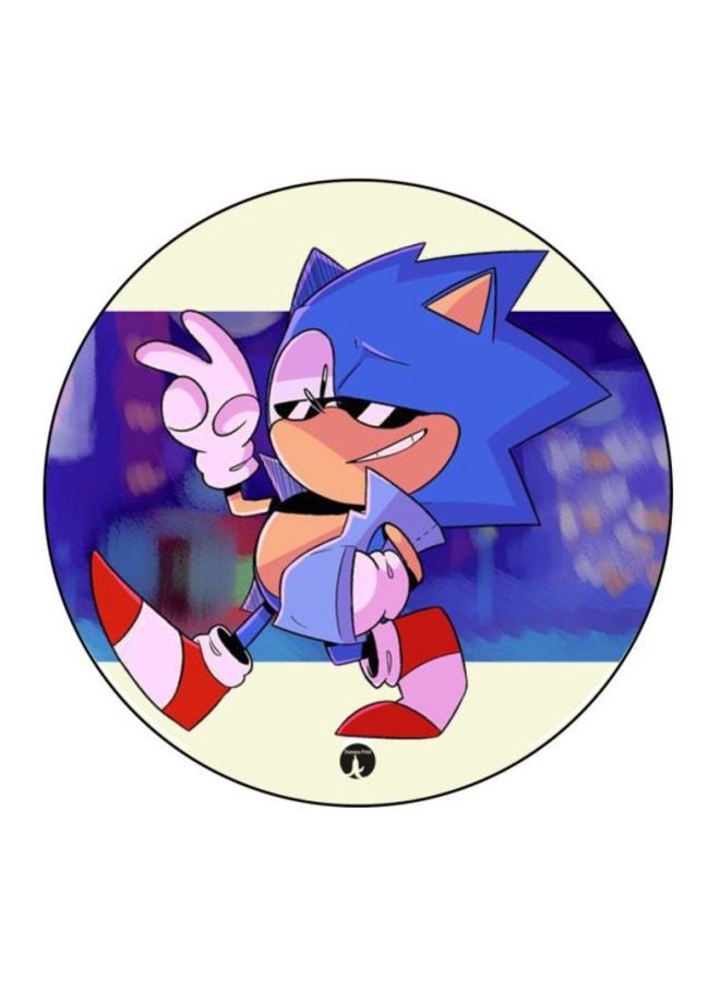 BP Sonic Printed Mousepad Blue/Pink/Brown