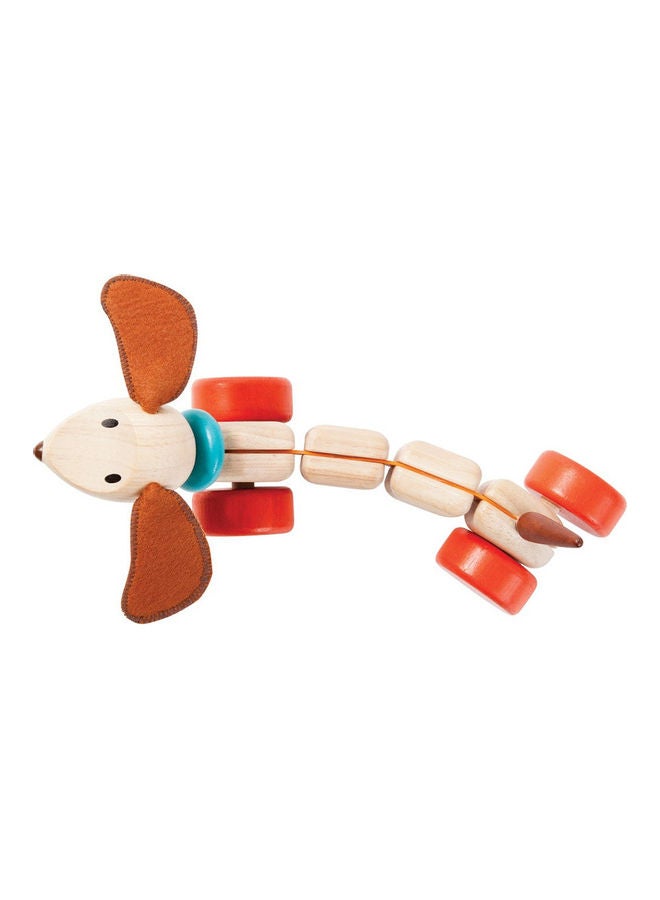 PlanToys Wooden Happy Puppy Toy 11.6x7.2x22.6cm - Image 2