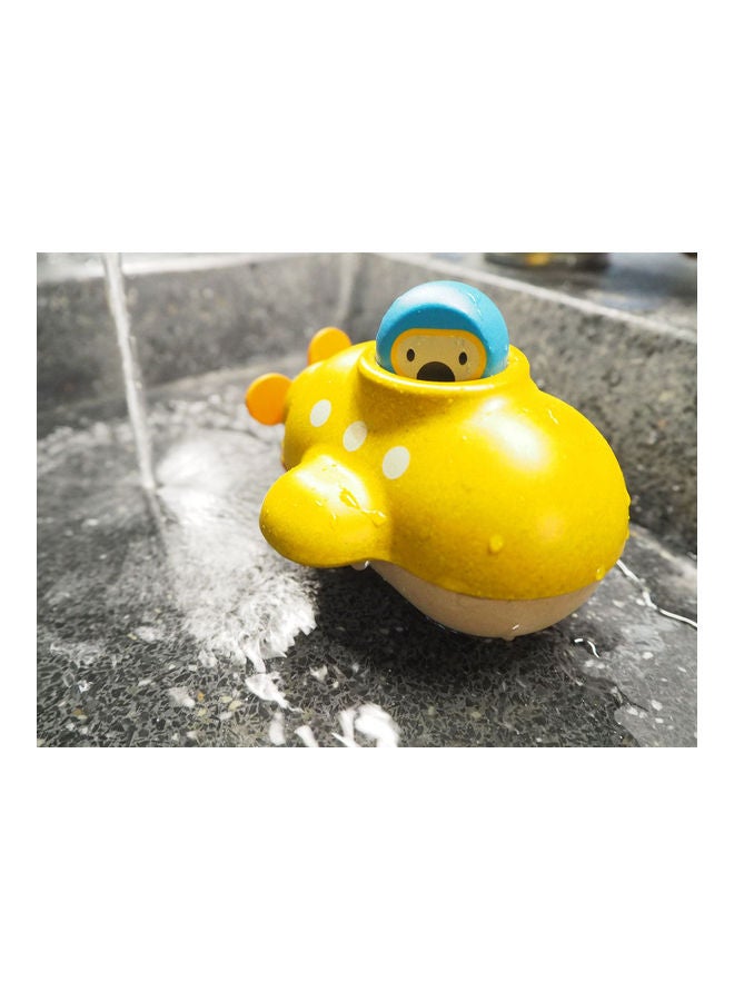 PlanToys Wooden Submarine 12.4x9.8x6cm - Image 2