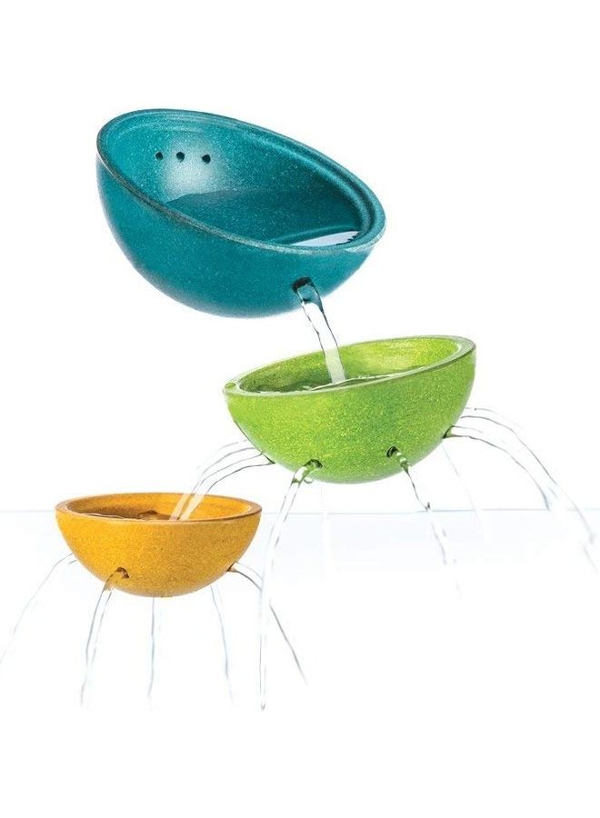 PlanToys - Wooden Fountain Bowl Set 13x13x5.9cm - Image 1