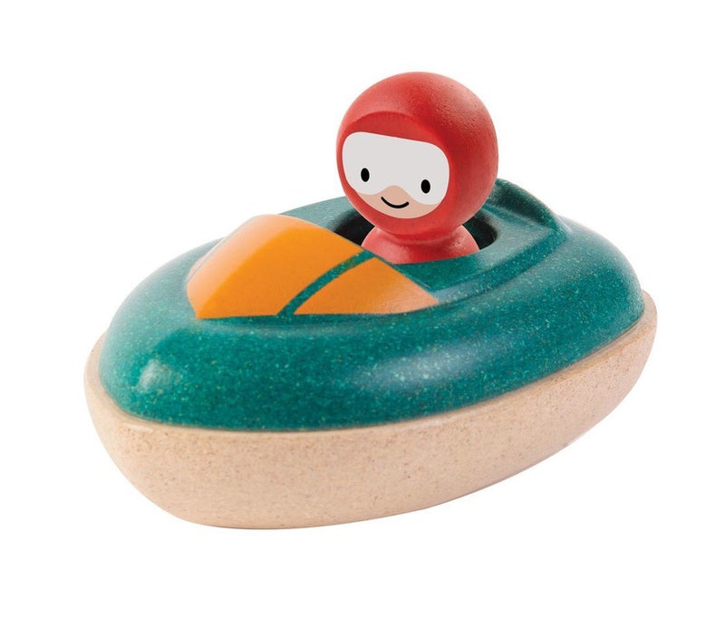 PlanToys Wooden Speed Boat 8.51x11.99x6cm  - Image 5