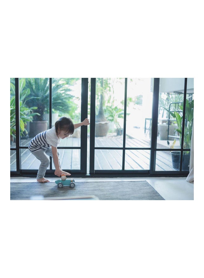 PlanToys Wooden Chicken Racing Car 12x18x10cm - Image 3