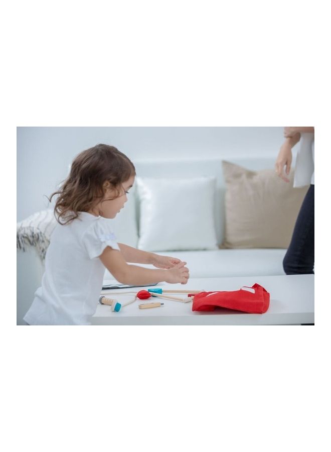 PlanToys Wooden Doctor Set 21.5x8x14.5cm - Image 5