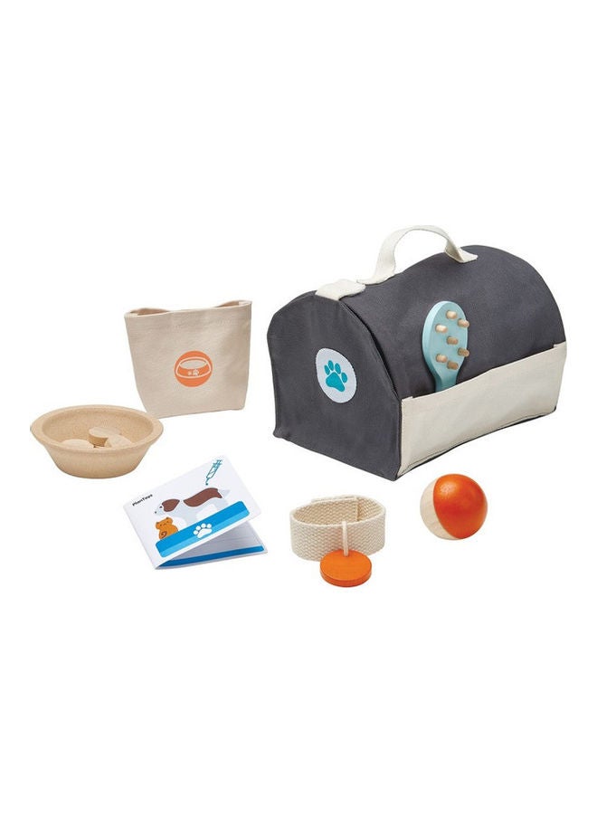 PlanToys Wooden Pet Care Set 21 x 14 x 14.5cm - Image 1