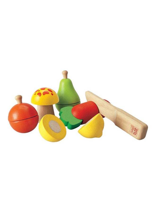 بلان تويز مجموعة لعب خضروات وفواكه خشبية - Image 1