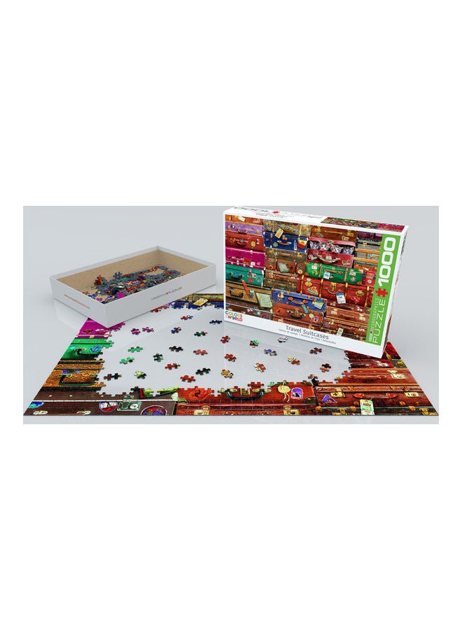 eurographics 1000-Piece Travel Suitcases Puzzle Set - Image 3