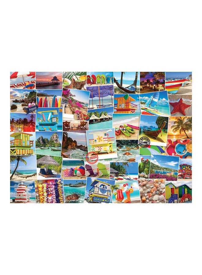 يورو جرافيكس طقم أحجية جلوبيتروتر بتصميم شواطئ من 1000 قطعة - Image 1