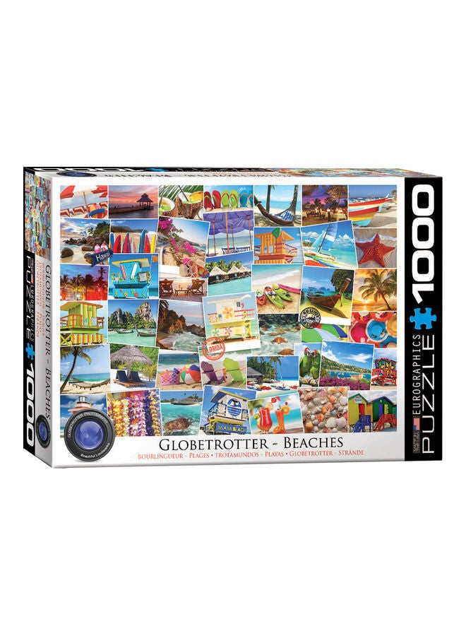 يورو جرافيكس طقم أحجية جلوبيتروتر بتصميم شواطئ من 1000 قطعة - Image 2