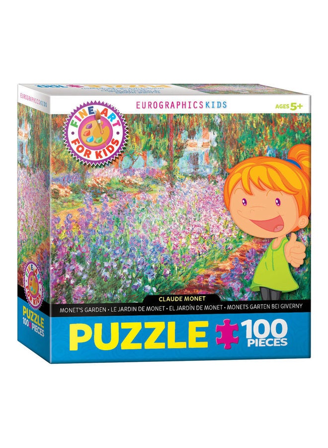 eurographics 100-Piece Monet's Garden By Claude Monet Puzzle Set - Image 2