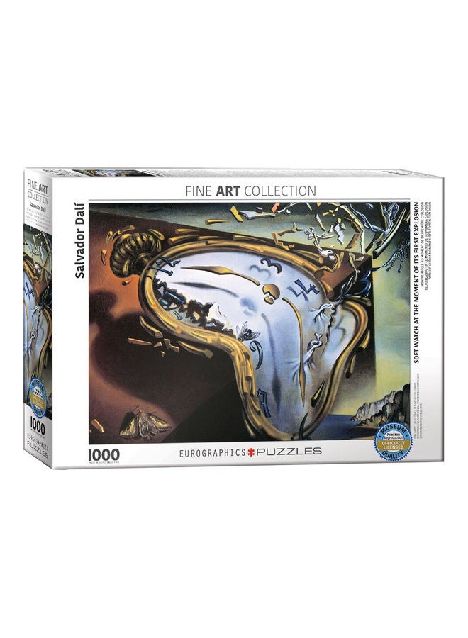 eurographics 1000-Piece Soft Watch At Moment Of First Explosion By Salvador Dali Puzzle Set 48.9x1x67.6cm  - Image 1