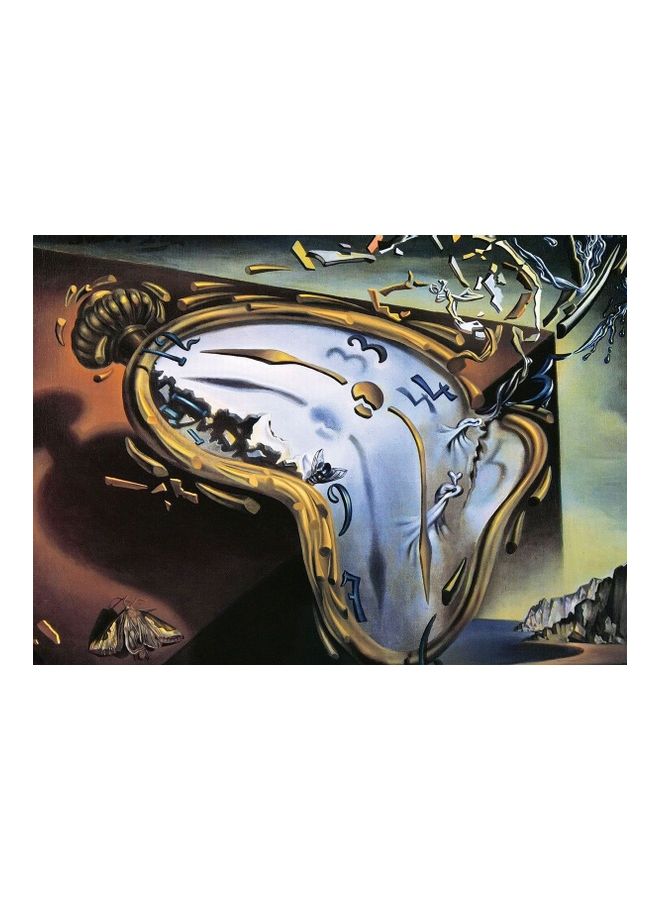 eurographics 1000-Piece Soft Watch At Moment Of First Explosion By Salvador Dali Puzzle Set 48.9x1x67.6cm  - Image 3