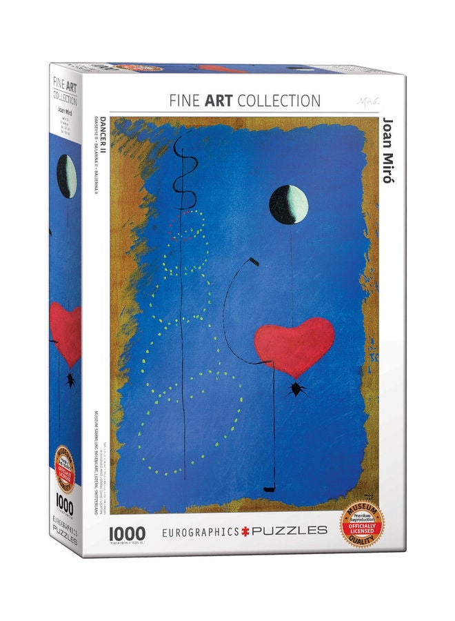 يورو جرافيكس طقم أحجية تركيب قطع دانسر II مكون من 1000 قطعة 48.8x1.27x67.31سم - Image 1