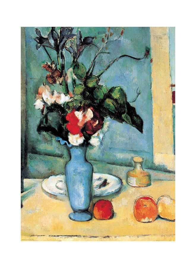 يورو جرافيكس مجموعة أحجية بتصميم لوحة "Blue Vase" للرسام بول سيزان من 1000 قطعة 48.8x1.27x67.31سم - Image 2