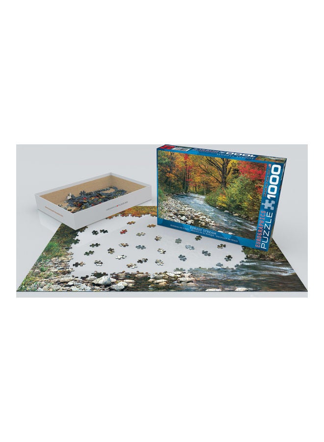 يورو جرافيكس طقم أحجية غابة مجرى الماء 1000 قطعة - Image 2