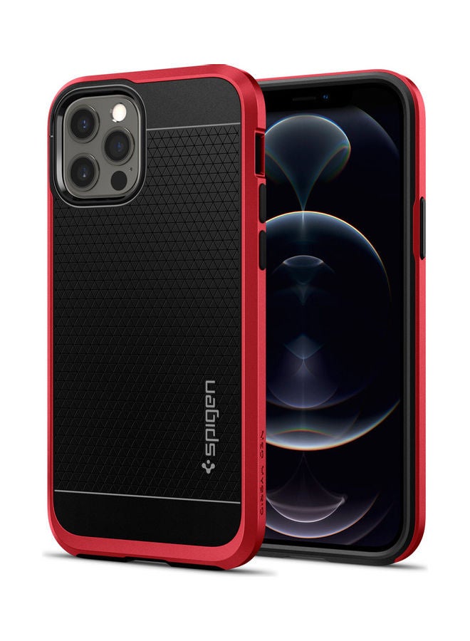 Spigen Neo Hybrid Designed Case Cover For iPhone 12/12 Pro Red - Image 1
