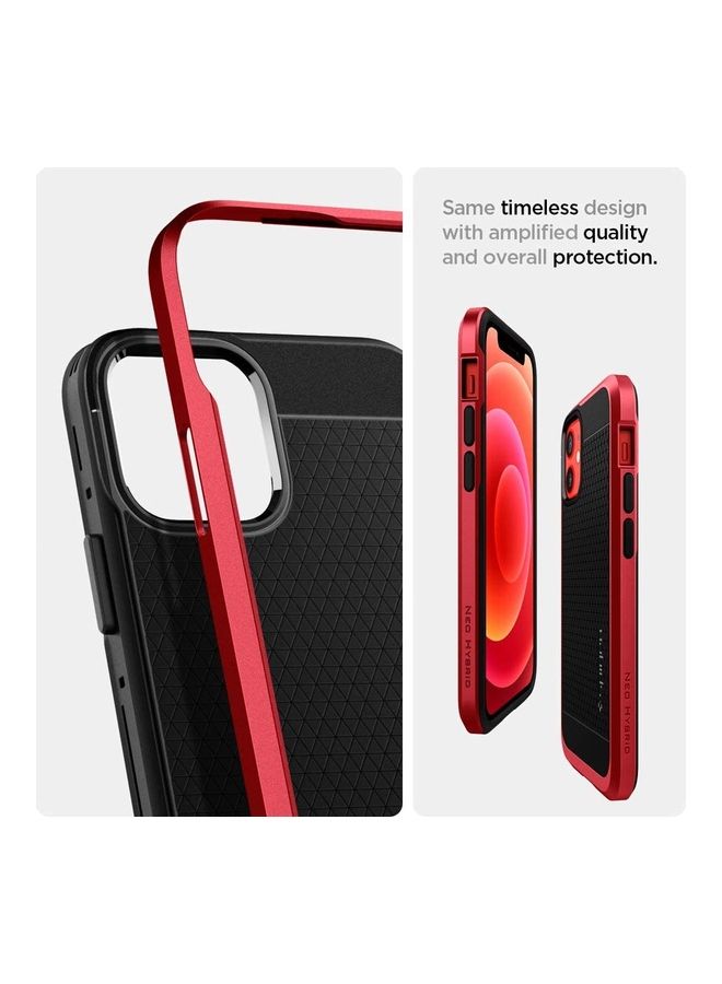 Spigen Neo Hybrid Case Cover For iPhone 12 Mini Red - Image 3