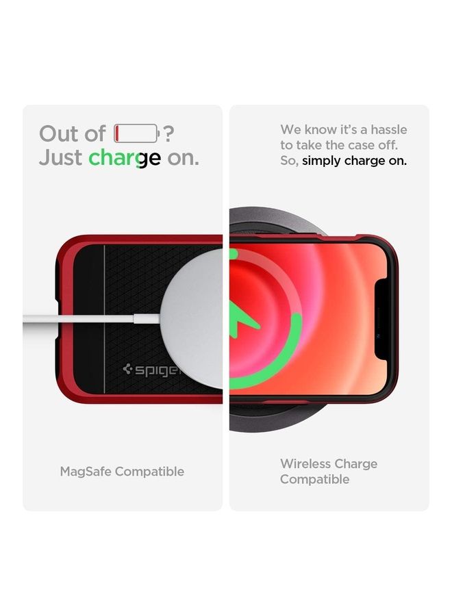 Spigen Neo Hybrid Case Cover For iPhone 12 Mini Red - Image 5