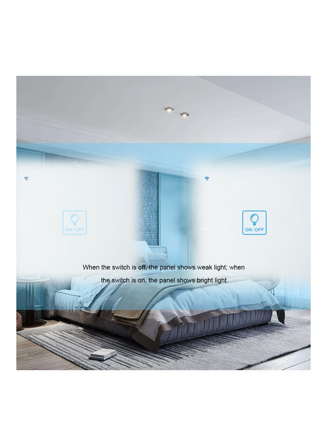 Wi-Fi 4 Gang Smart Dimmer Switch White - Image 2