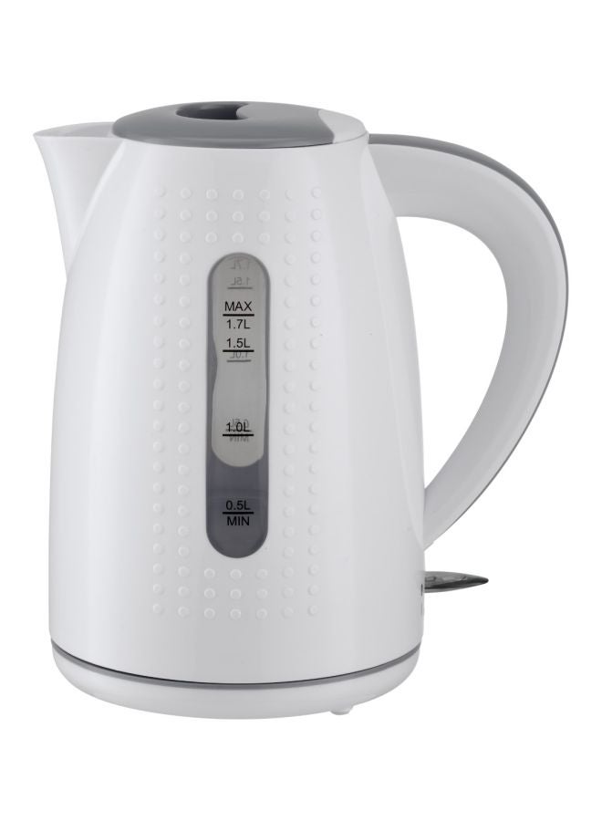 بادريق غلاية كهربائية 1.7 L 2200 W BEK1505 أبيض/فضي  - Image 4