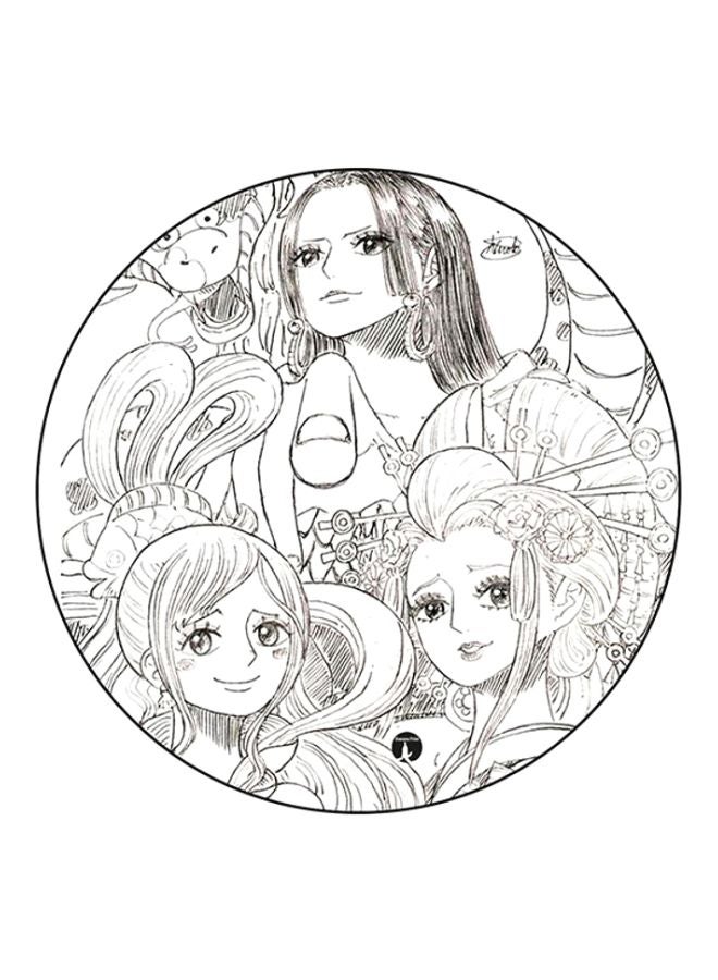 بي بي لوحة ماوس مستديرة عليها رسومات مطبوعة متعدد الألوان