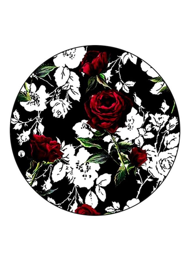 BP Flowers Mouse Pad Red/Black/White