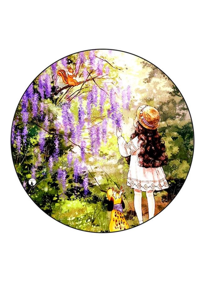 BP Girl Printed Mouse Pad Green/White/Purple