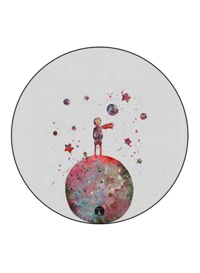 بي بي لوحة ماوس مطبوعة برسمة فضائية رمادي / الوردي / الأخضر