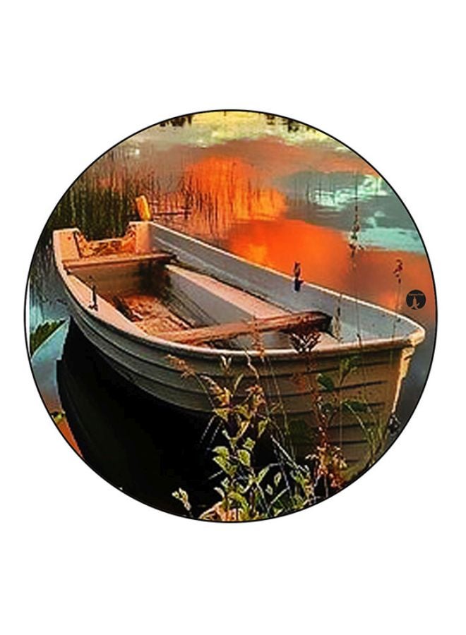 BP A Boat Round Mouse Pad Multicolour