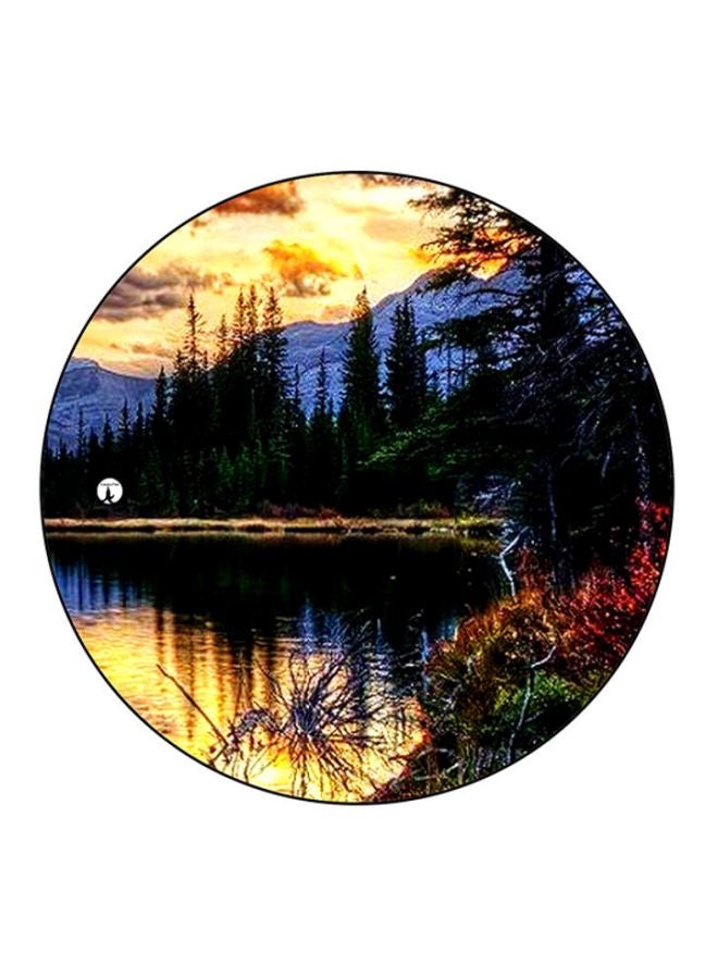 Nature Mouse Pad Black/Blue/Yellow