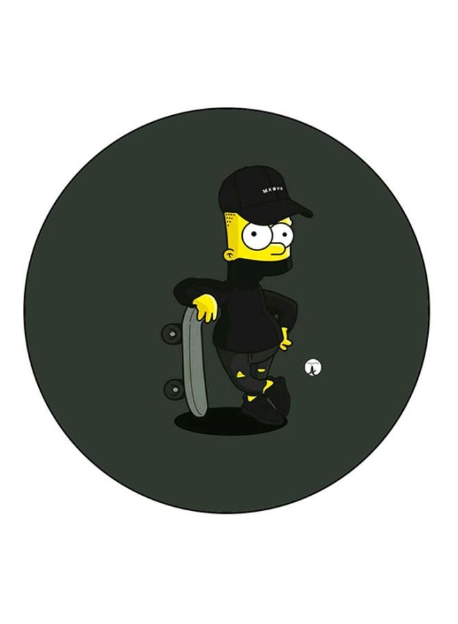 BP The Simpsons Mouse Pad Green/Black/Yellow