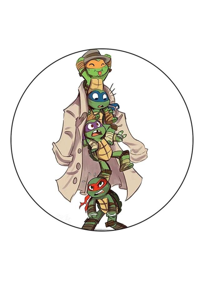 BP Teenage Mutant Ninja Turtles Printed Mouse Pad White/Green/Brown