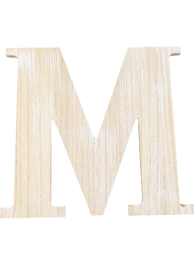Generic - Wooden Domestic Use HOME Letters Wall-Mounted Decoration Retro Crafts Wall Sign Artware Applicable For Home Decoration Retro Burlywood 27.0x25.5x9.0cm - Image 1