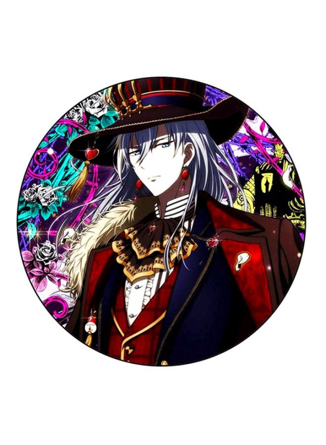 بي بي لوح ماوس بطبعة مستوحاة من مسلسل "Wonderland In The Dark" أحمر/أزرق/وردي