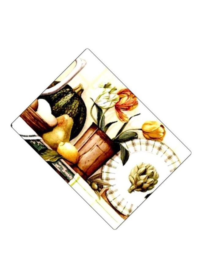 BP Printed Anti-Slip Gaming Mouse Pad White/Red/Brown - Image 2