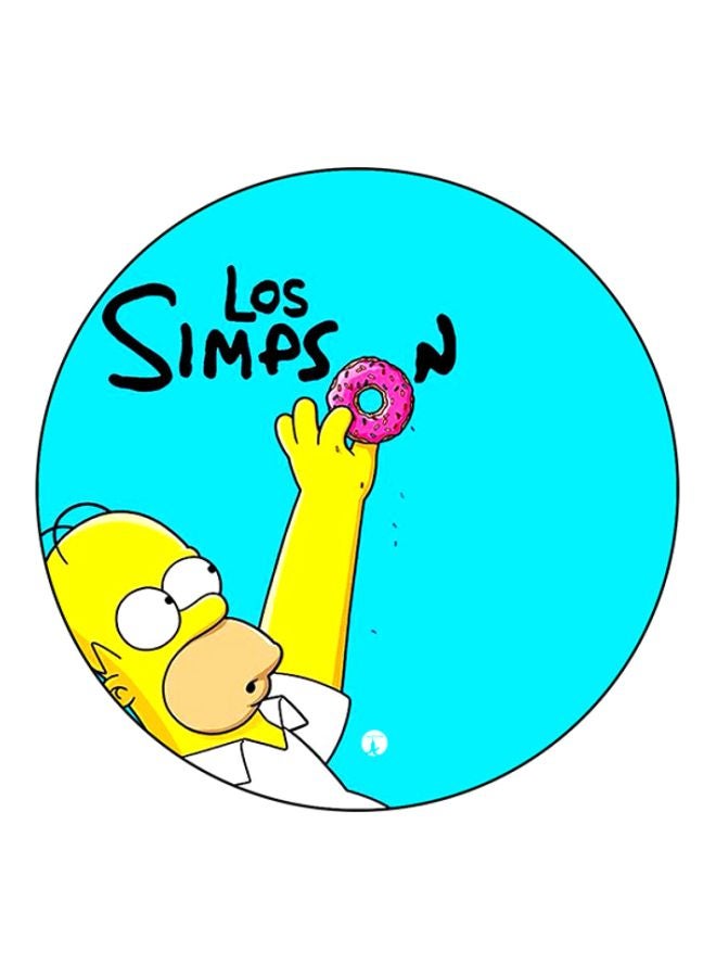 The Simpsons Mouse Pad Blue/Yellow/Black
