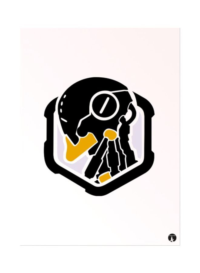 BP The Video Game Overwatch Mouse Pad Beige/Black/White