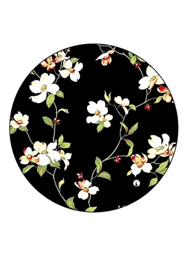 Flowers Printed Mouse Pad Multicolour