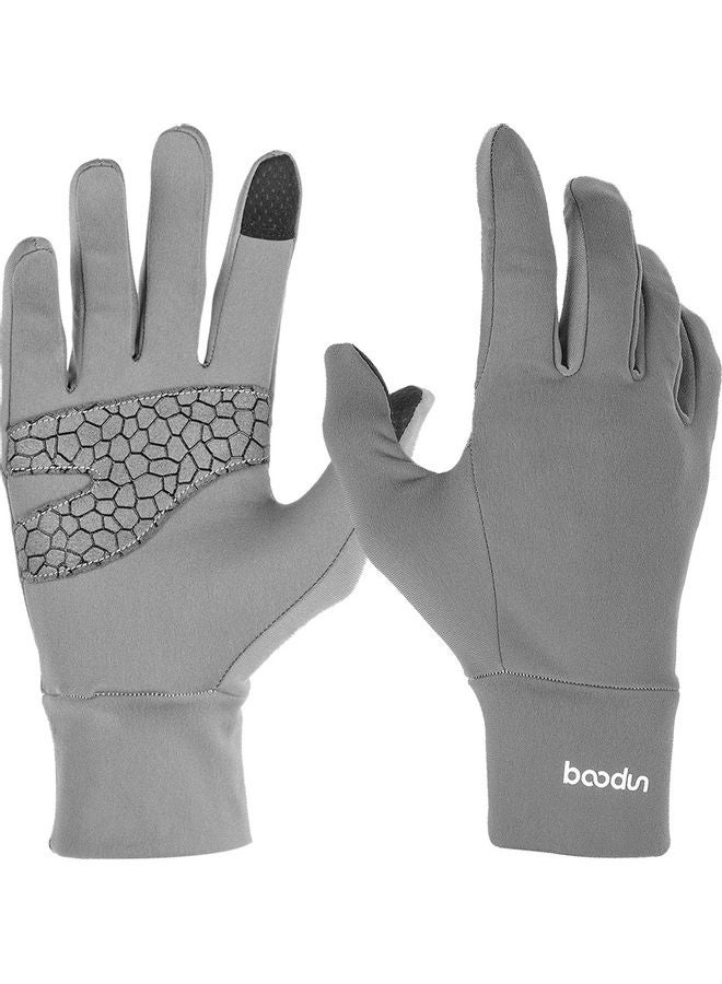 بودون قفازات تدفئة لفصل الشتاء لركوب الدراجات، من قطعتين - Image 1