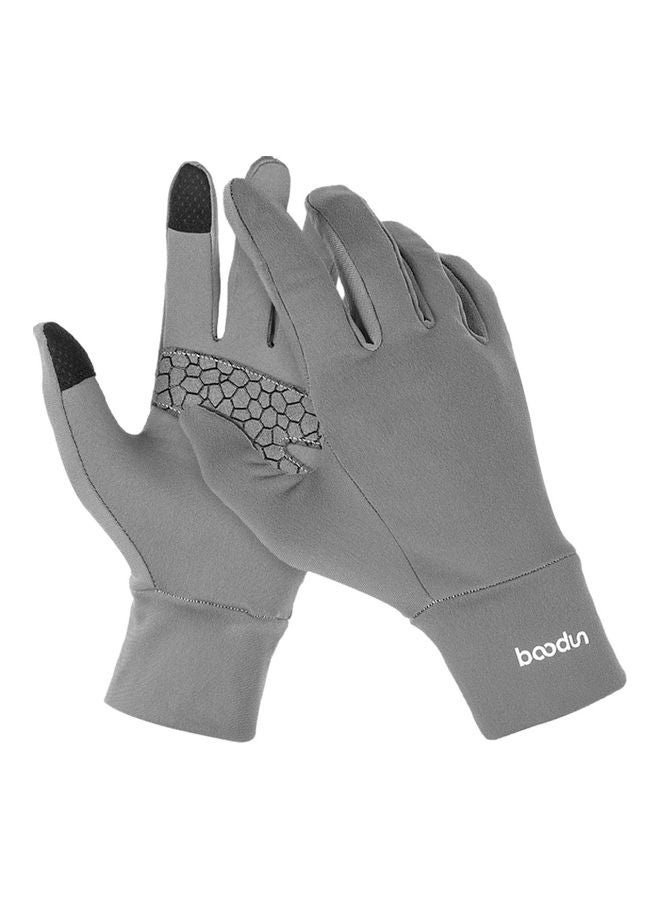 بودون قفازات تدفئة لفصل الشتاء لركوب الدراجات، من قطعتين - Image 2