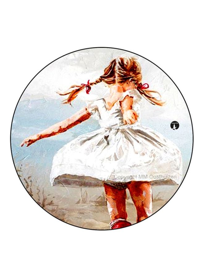 لوح ماوس مستدير بطبعة من ديزني متعدد الألوان