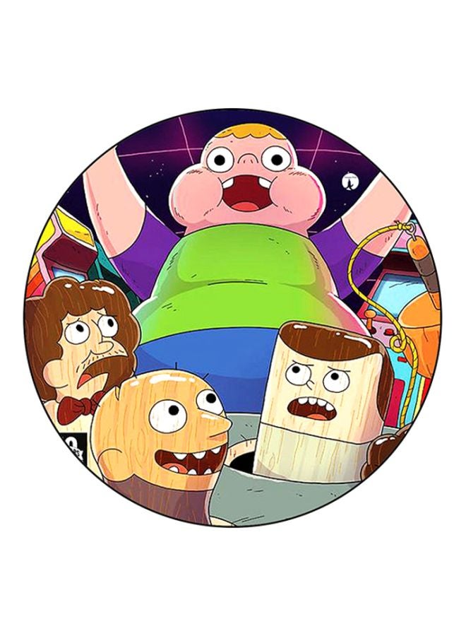 BP Clarence Printed Round Mouse Pad Multicolour