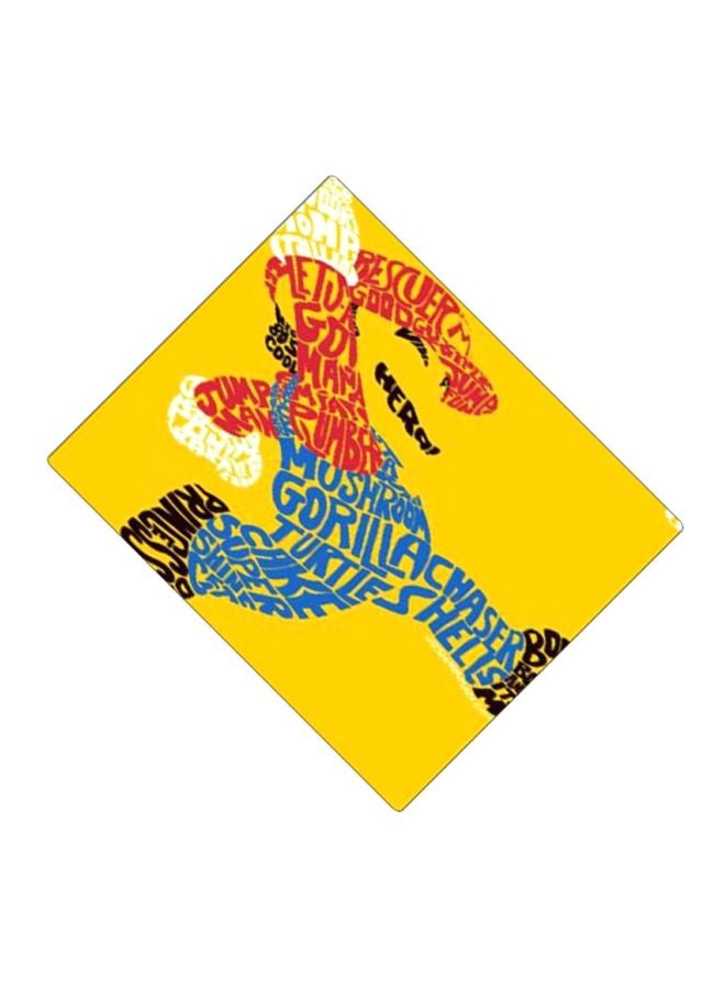 BP Printed Anti-Slip Gaming Mouse Pad Yellow/Red/Blue - Image 2