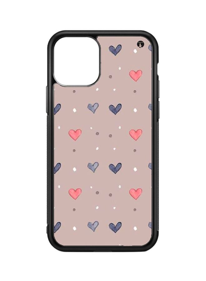 غطاء حماية واق لهاتف أبل آيفون 11 قلوب