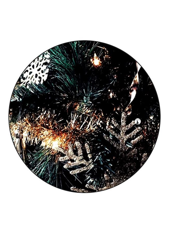 BP Snow Flakes Mouse Pad Black/Green/Silver