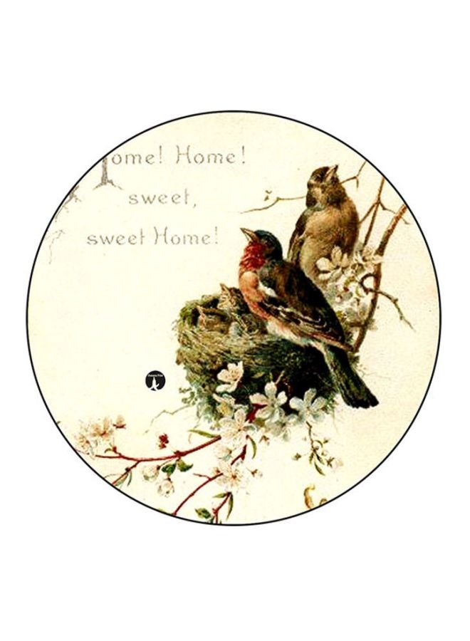 بي بي قاعدة ماوس عليها رسومات مطبوعة أبيض/أخضر/بني